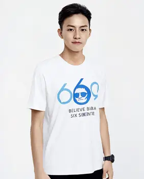Youpin ZENPH snabbtorkande Solskyddskräm Skriva ut t-shirt Anti-UV-Hög elasticitet Ljus och bra andningsförmåga Män sommar Kort ärm