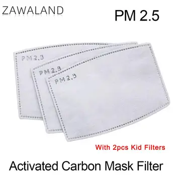 Zawaland Barn Mun Mask 3D-Utskrivna Mask Mode Crane Ansikte Mun-dämpa Mask Skyddande PM2.5 Mask med 2Filters