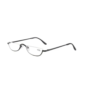 Zilead Klassiska Små-ram läsglasögon Känsliga Snygg Ljus Våren Stålplåt Bärbara Presbyopic Glasögon För Män&Kvinnor
