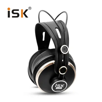 Äkta ISK HD9999 Pro HD Monitor-Hörlurar för Helt slutna Övervakning DJ Hörlurar/Audio/Blandning/Recording Studio Headset