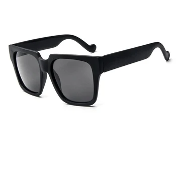 Överdimensionerade Fyrkantiga solglasögon för kvinnor 2019 Lyxiga Märket Svarta Stora solglasögon Nyanser För Kvinnor Vintage Spegel solglasögon För Kvinnor