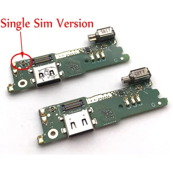 10 St Nya Testade USB-Port för Laddare för Ipod Kontakt med Vibrator Flex Kabel För Sony Xperia XA1 G3121 G3125 G3112 Ersättning