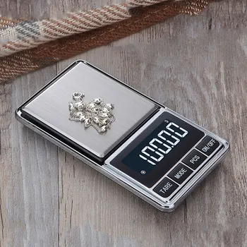 100 g/500 g/0.01 g Bärbar Elektronisk våg Precision Pocket Digital Smycken Diamond Skalor Vikt Balans Kök Skala