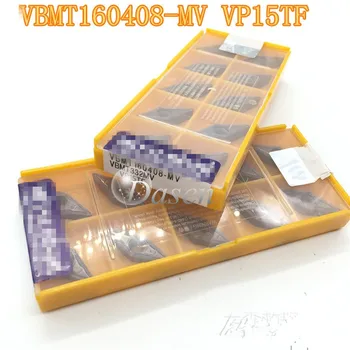 10st VBMT160408-MV VP15TF /VBMT160404-MV VP15TF Invändig Svarvning Verktyg för CNC-hårdmetallskär