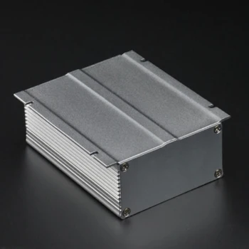 1st Silver Extruderad Aluminium Electronic Power PCB Instrument Låda Fall 88x39x100mm