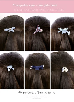 32 nya högkvalitativa elastiska gummiband hår rep eleganta enkel färgglad slips huvud vuxna barn hår tillbehör B19