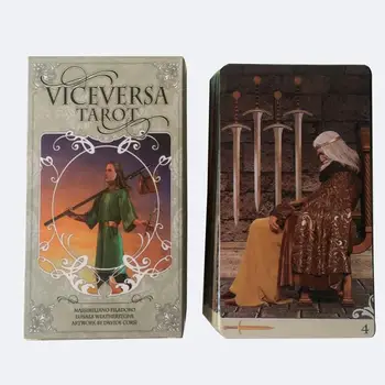 78pcs Vice Versa Tarot-Kit Tarotkort Oracle Däck brädspel För Fest Spela Kortet Tabellen Spel som Underhållning