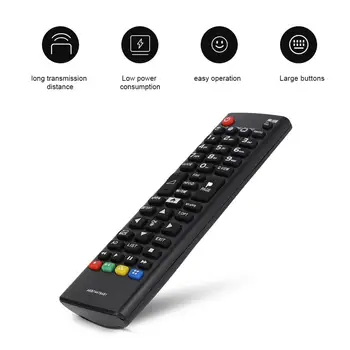 ABS Material Skal TV Tv-Fjärrkontrollen för LG AKB74475481 Drivs med Batteri