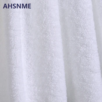 AHSNME super lyx öka vit bomull handduk 80x160cm vikt 800g broderi kan anpassas med LOGO mönster