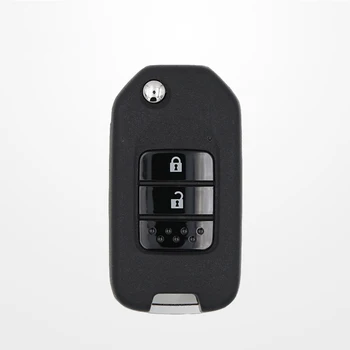 Bil Flip-Vika Avlägsna Nyckeln 433Mhz med ID47 Chip för Honda JAZZ PASSAR CRV XRV HRV Vezel Civic Accord CITY Smart Remote Nyckel