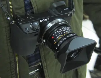 Camera Lens Adapter Ring för Leica L/M Mount-Objektiv för Sony NEX