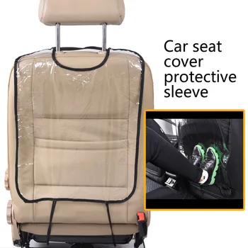Car pass Car Seat Täcker Bil Anti Barnet Sparka Omfattar bilbarnstol ryggskydd Täcka För Barn Barn Kick Mattan Ren Lera