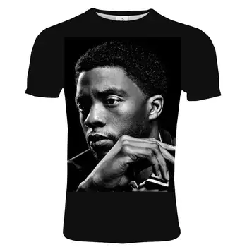Chadwick Boseman, RIP Chadwick Boseman, Vila i Frid Chadwick Boseman Sommaren 3D-Utskrivna Skjorta Slim Fit T-Shirt.