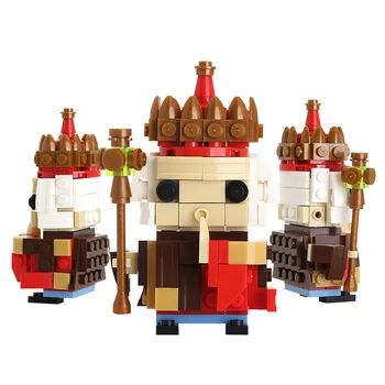 Chinese Classical Characters Blocks Journey to the West brickheadz DIY Building Blocks Educational Toys for Children