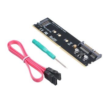 DDR till M. 2 Hårddisk Adapter SATA till M. 2 (NGFF) B-tangenten 2230/2242/2260/2280 SSD-Adapter DDR4-Minne Slot SSD expansionskort