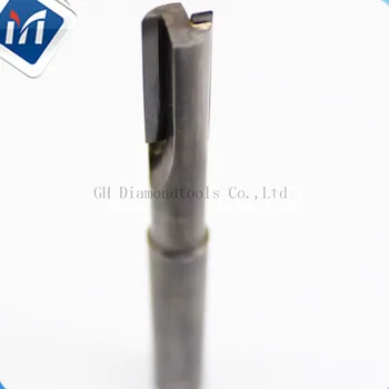 Diamond aluminium fräs 4mm 6mm Skaft PCD Två Flöjter Direkt-Router Bitar hårdmetall pinnfräs verktyg för gjuten Aluminium legering