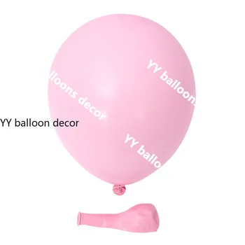 DIY Macaron Baby Rosa Röd Latex Ballonger Krans Arch Kit Globala Födelsedag, Bröllop, alla Hjärtans Dag-Årsjubileum Part Inredning