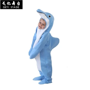 Dolphin maskot-dräkt anpassad kostym anime cosplay kit tema maskot fantasy dress carnival kostym