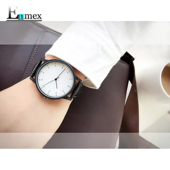 Eller Enmex kort gentleman armbandsur Deployment buckle kreativ design med Utvecklingen i Europa och Amerika mode mekaniska klockor