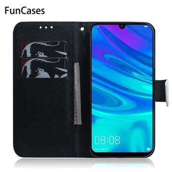 För Huawei Honor 10 Lite Fallet Varg Panda Magnetiska Flip Plånbok Täcka För Huawei P Smart 2019 Huawie Huawai Ära 10 Lite Coque