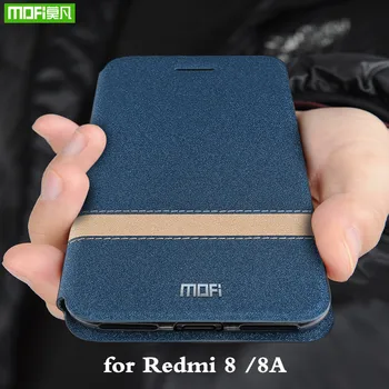 För Xiaomi Mi Redmi 8 Fall 8A Täcka för Redmi8 Fallet Flip Redmi 8 En MOFi Silikon Xiomi Stötsäker Capa PU Läder Coque