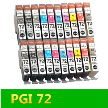 GraceMate 2 ställ in 20ST PGI-72 PGI72 SGB 72 bläckpatron som är kompatibelt för Canon PIXMA PRO-10 Pixma Pro-10 bläckstråleskrivare