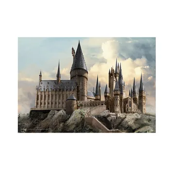 Harries Hogwarts Skola Affisch Duk Målning,Modern Wall Art Print, Bilder, For Kids Room,Heminredning,Cuadros,Utan Ram