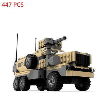 Heta militära WW2 modern teknik Super Puma åskskydd fordon armén krig vapen bil Building Block-modellen tegel leksaker