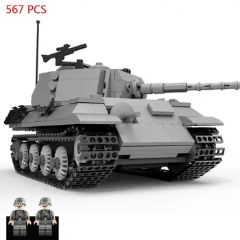 Hot lepining militära WW2 technic Panther G Tung tank fordon Tyskland arméns vapen siffror Building Block-modellen tegel leksaker