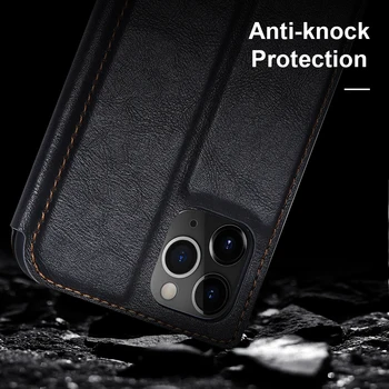 KISSCASE Retro PU Leather Wallet Case För iPhone 11PRO MAX Täcka För iPhone 7 Fall 8 8Plus 11 11PRO 6 7 6S XR X Kortplats Fundas