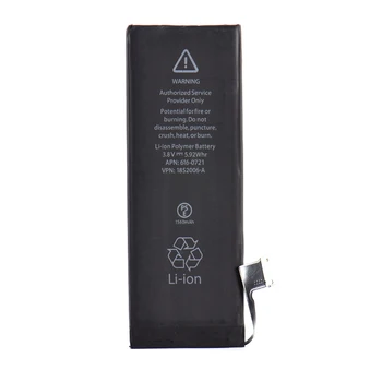 Li-ion Batteri För iPhone 5C/5S 3.8 V 1560MAH Mobiltelefon Inbyggd Litiumbatteri Ersätter Telefonens Batteri för iPhone 5S
