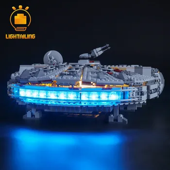 LIGHTAILING LED-Ljus Kit För 75257 Star War-Serien 2019 Nya Upplagan av Millennium Leksak byggstenar Falcon Ljussättning BARA