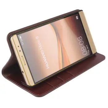 Lyxig Plånbok stil telefon Case-fodral För Huawei Mate 8 Luckan Företag skyddshölster för Huawei Ascend Mate 8