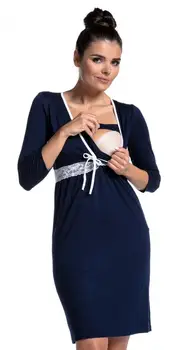 Moderskap Kvinnor Omvårdnad Pyjamas, Nattlinne Amning Klänning Spets Pyjamas Gravida Kvinnor Nattkläder För Amning Sleepwear