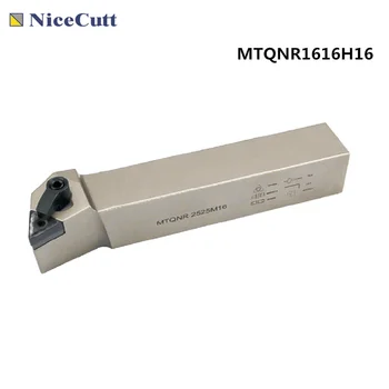 Nicecutt MTQNR1616H16 CNC-Utvändig Svarvning Verktyg Hållare för TNMG Sätt Svarv Bladet ping Hög Kvalitet