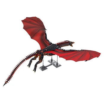 Ny MOC Kreativa Leksaker Drogon och Viserion Dragon Modell Kit byggstenar Tegel Samlarobjekt Leksaker Barnen Julklappar