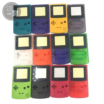 Nya Full Bostäder Skal Täcka för Nintendo Game boy Color GBC Reparera en Del Bostäder Skal Pack