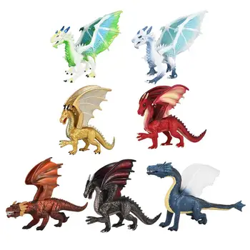 Nya Magic Dragon Simulering Kinesiska Draken Smaug actionfigurer PVC Verklighetstrogna Figurer Barn Gift Barn Utbildning Leksak