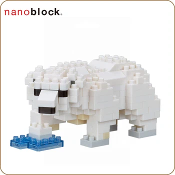 Nya Nanoblock isbjörn Micro-Storlek byggstenar NBC-294 160 Stycken Roliga Kreativa Leksaker För Barn Stor Gåva