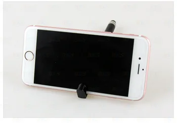 QR-kod mobiltelefon hållare Anpassad logotyp Stylus Touch Penna, kulspetspenna touch screen stylus 100st