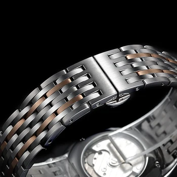 ROCOS 2020 Topp Varumärke Lyx för Män Klocka Automatisk Mekanisk Armbandsur i Klassisk Elegant Gåva Relogio Masculino R0140
