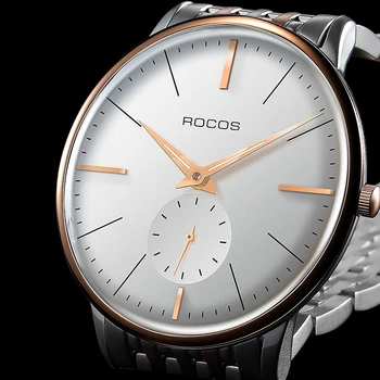 ROCOS 2020 Topp Varumärke Lyx för Män Klocka Automatisk Mekanisk Armbandsur i Klassisk Elegant Gåva Relogio Masculino R0140