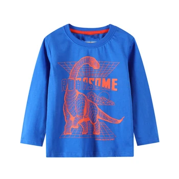 SAILEROAD Bilar Shirt för Chidren Pojke 2020 Hösten Boy T-Shirt Lång Ärm 2-7 År Tryckt Blus för Pojkar Mode Tees