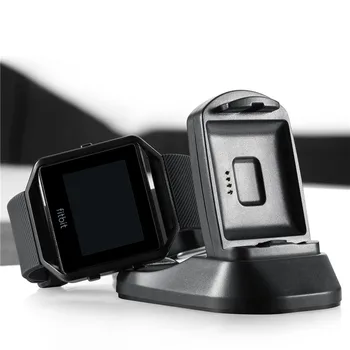 Smart Watch USB-Laddning Stå Multifunktions-Laddning för Ipod Adapter Vagga Hållare Skrivbordet Station för Fitbit Blaze Laddare