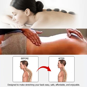 Sträcka Tillbaka Utrustningen Massager Bår Fitness Svankstöd Avkoppling Mate Spinal Smärta Lindra Rygg Bår Och Massager