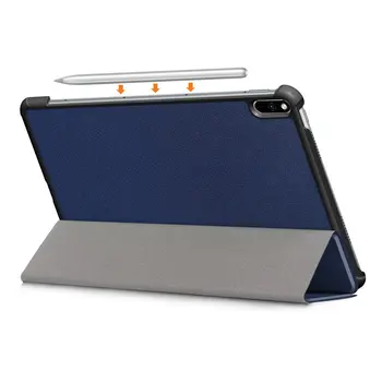 Tablet Case för Huawei MatePad Pro 10.8 5G MRX-W09 MRX-W19 MRX-AL09 MRX-AL19 MatePad 10.4 BAH3-W09 AL00 Läder folding Cover