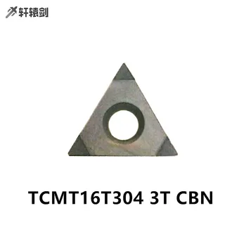 TCMT16T304 3T CBN Kubisk Bornitrid CNC-Blad ensidig Tråkigt hög kvalitet som Används för bearbetning av hög hårdhet quenchin