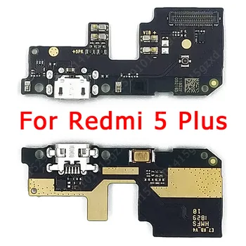 Ursprungliga Ansvarar Styrelsen för Xiaomi Redmi Not 5 USB-PCB dockningskontakt Flex Kabel-Reservdelar Laddning Port för Redmi Not 5