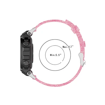 YUEDAER Nylon Ersätter Stropp för Xiaomi Amazfit T-Rex Smartwatch Andas Armband Tillbehör för Amazfit T-Rex Klockarmband